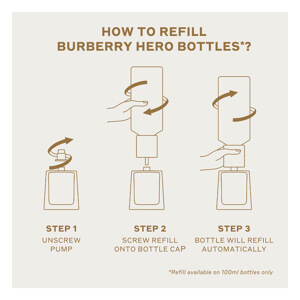 Burberry Hero Eau de Toilette for Men Refill 200ml